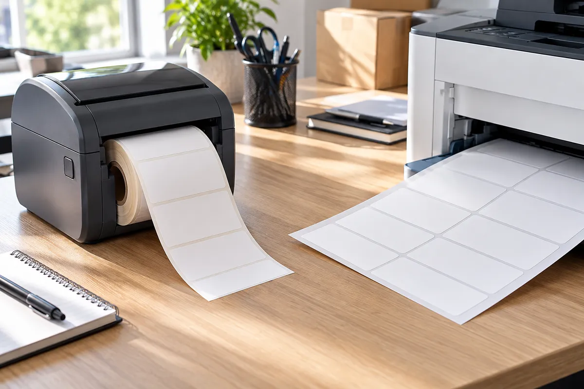 Roll or A4 sheets: which label format suits you?